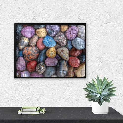 Kit peinture diamant 5D rochers avec toile numérotée haute définition 30x40 cm - 5
