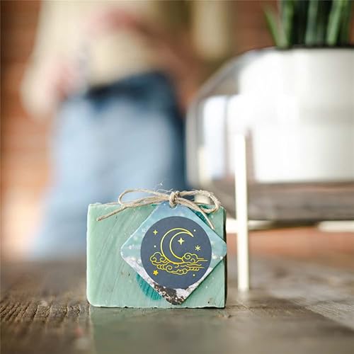 Miniatura 4 de CRASPIRE Sellos celestiales transparentes para hacer tarjetas, álbumes de recortes, manualidades, decoraciones de bricolaje, luna y estrellas,