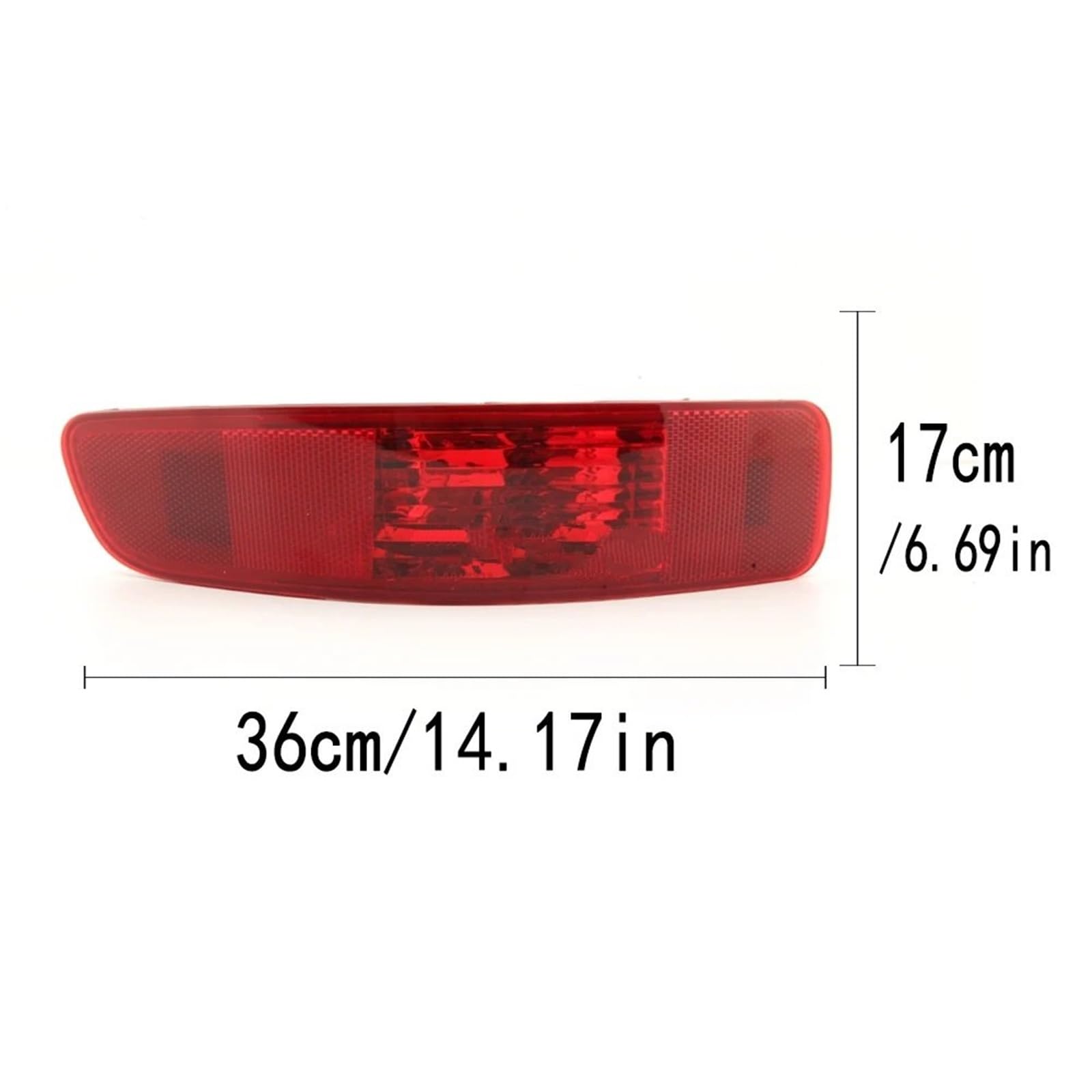 Lampa tylna zespolona Tylne światła zderzaka dla Mitsubishi Outlander EX 2007-2012 Czerwone soczewki tylne światło hamowania lampa przeciwmgielna(Right No Bulb)