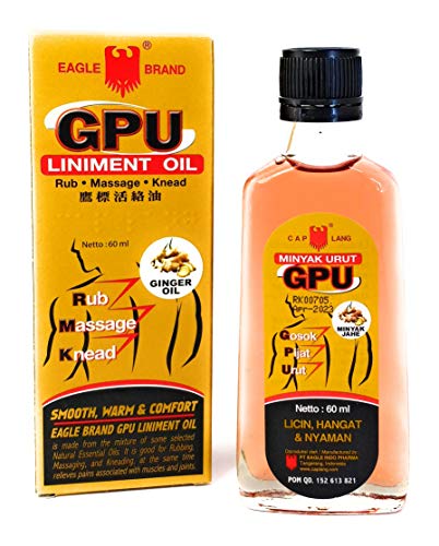 Cap Lang Eagle Brand GPU Liniment with Ginger Oil, 60ml