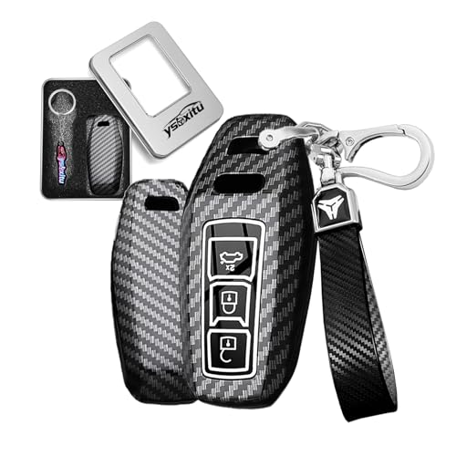Coque de clé Audi Q5 E-Hybrid protection look carbone pour trajets quotidiens