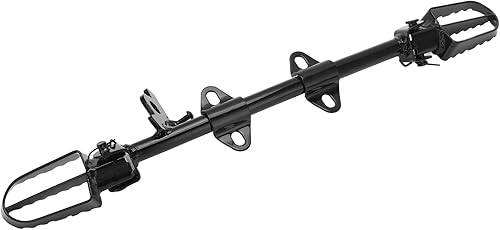 Miniatura 2 de Soporte de montaje de estriberas, aleación de acero para motocicleta, soporte de soporte de repuesto para CRF50 Pit Bikes Negro