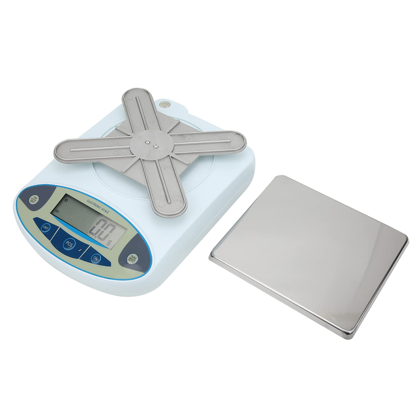 Balanza de Laboratorio de Precisión, Balanza Electrónica Analítica 100-240 V Balanza Estadounidense 20 Kg 0,1 G Laboratorio Digital de Alta Precisión (Enchufe de la UE)