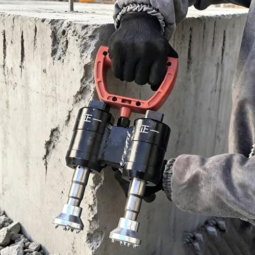 Martillo desincrustador de agujas neumático con doble cilindro y extensión de 48 cm 2