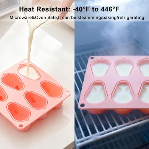Molde 3D Conejo Mini Silicone para Cubos de Hielo 2 Pcs miniatura 3