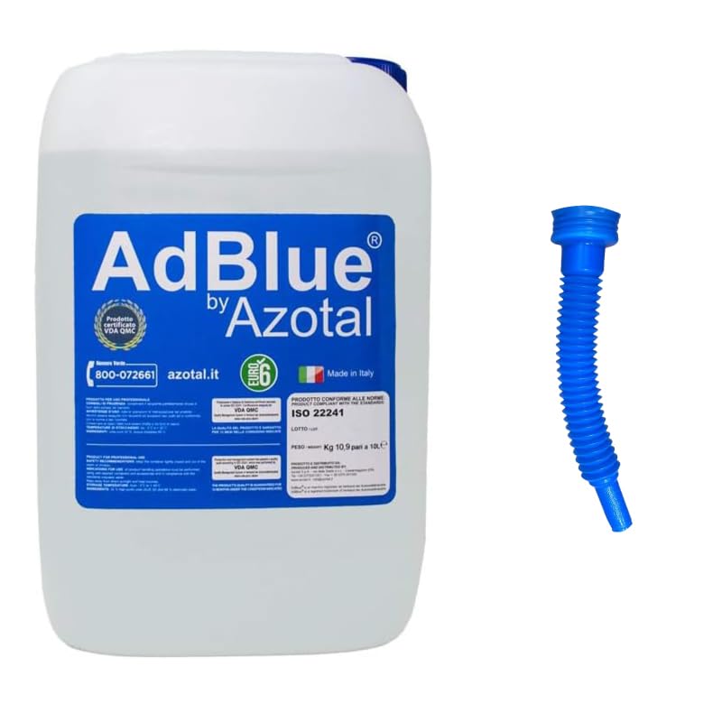 Azotal AdBlue para motores de gasóleo, con tubo de llenado de 10 l
