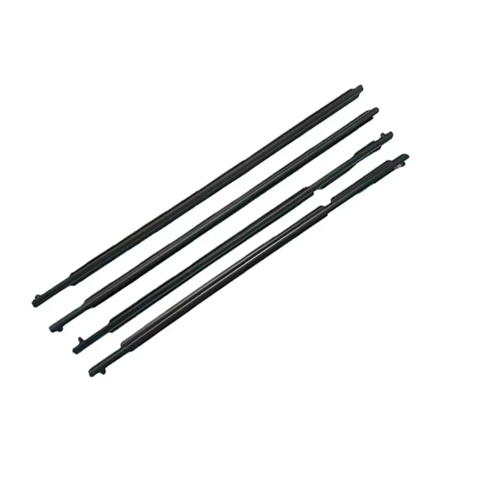 for Toyota for 4Runner 75711-35011 2009-2020 Glass Protector Weatherstrip Seal Laminate Outside 4 X Windows Rubber Car Door Seal Protector(Chrome)