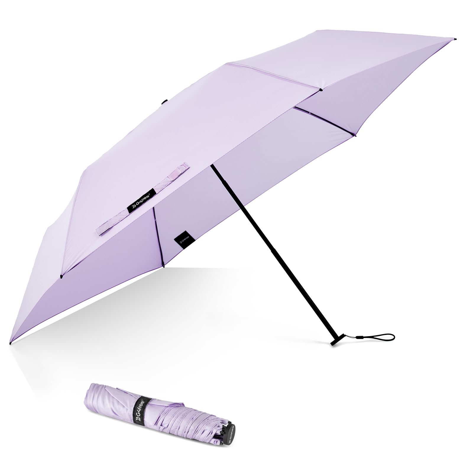 G4Free 43 Inch Mini Travel Umbrella Compact Ultralight UPF 50+ UV Protection Carbon Fiber Super Slim Small Umbrella, Weighs Only 4 oz