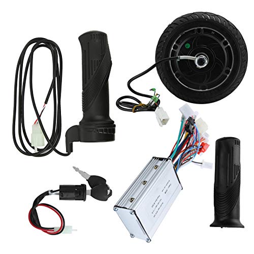 24V 350W Aluminum Alloy Electric Scooter Conversion Set with Controller, DIY Electric Scooter Kit for 8in Scooter, Very Practical and Stable Performance