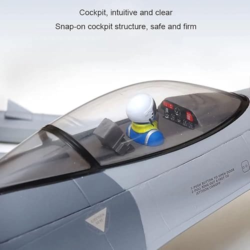 Miniatura 4 de ZRYYWAN Aviones de caza eléctrico grande de 49 pulgadas modelo Jet 24G 3060-KV1900 motor sin escobillas control remoto avión de bombardero sigiloso