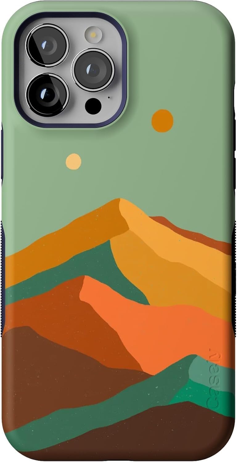 Casely iPhone 13 Pro Max Case | Endless Peaks | Colorblock Mountain | Bold Protective Design | Compatible with MagSafe