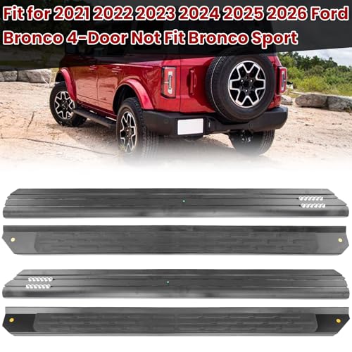 Estribos laterales para Ford Bronco 4 puertas 2021-2026 miniatura 2