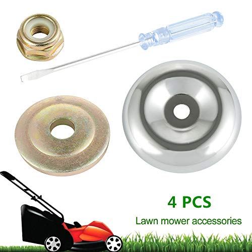ODOMY 4 Pcs Gardening Machine Lawn Mower Blade Adapter Accessories Attachment Gasket Metal Fixing Kit Replacement for Stihl String Trimmers Gas Trimmers Brush Saw