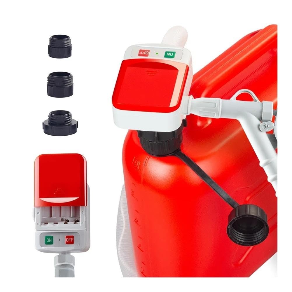 Bomba de Transferencia de Combustible con Parada automática, Extractor de Queroseno diésel de 12 V CC con Manguera de 51 Pulgadas (no Incluye Tambor de Aceite)