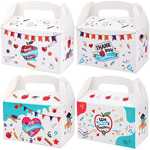 Amazon.com: HOWAF Thank You Teachers Party Favors Gift Boxes, Teachers ...