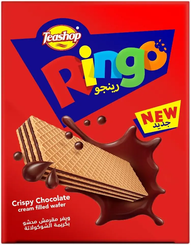 Teashop RINGO WAFER CHOCOLATE 24X18G