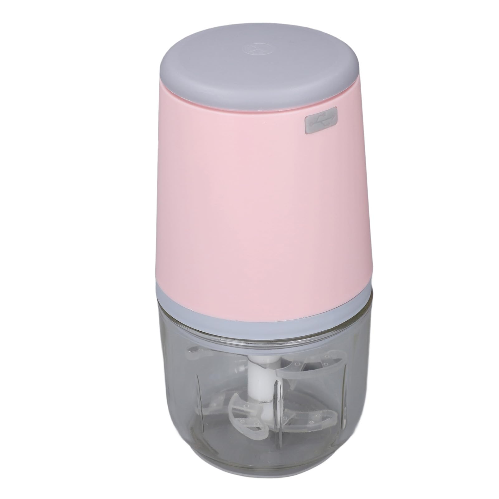 Robot Culinaire électrique 300ML, sans Fil, Hachoir Facile à (PINK)