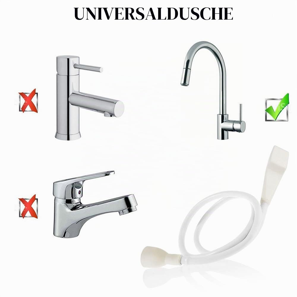 Altéax Mobiles Waschbecken Friseur Quadrat Universal Waschtisch Handbrause, Kann es Auch haarwaschbecken für bettlägerige - Haare Waschen im Bett - Altéax® neu Tragbarer