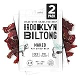 Brooklyn Biltong - CARNIVORE Snack, Air Dried Grass Fed Beef, South African Beef Jerky - AIP Approve