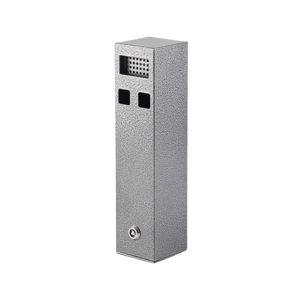 Stand ashtray Wall-mounted Ashtray, Iron Baked Ename Ash Column for Outdoor Street Square Pillar