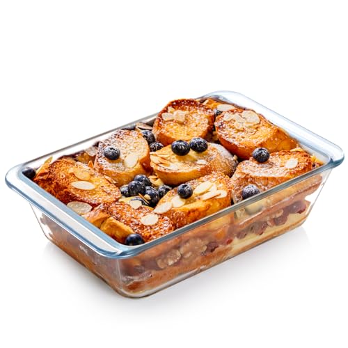 NUTRIUPS 1.4QT Deep Glass Dish
