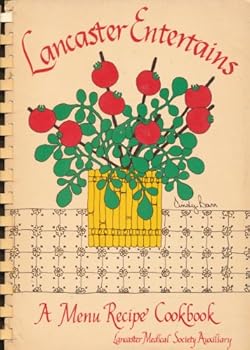 Plastic Comb Lancaster Entertains: A Menu Recipe Cookbook/A Cookbook of favorite Menus & Recipes Book
