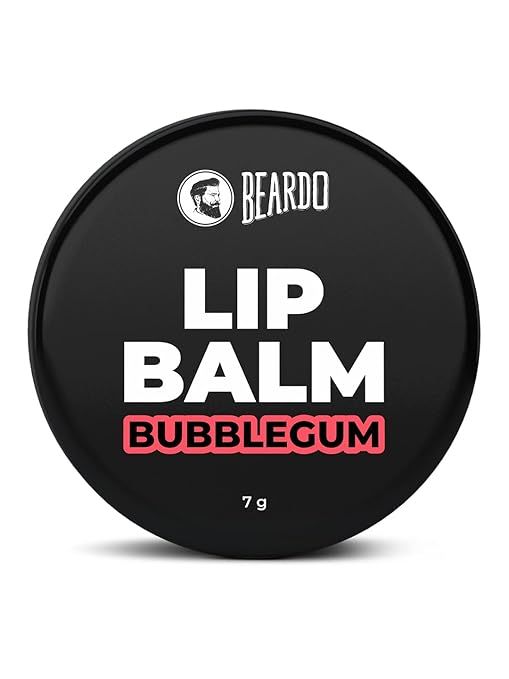 Beardo Bubblegum Non Tinted Lip Balm for Men, 7g | For Soft Kissable Lips | Lip Mask For Dry, Cracked and Chapped lips | Lip Repair & Protection at Rs. 125