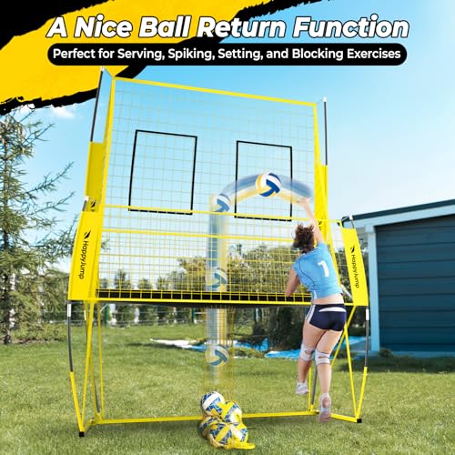 Happy Jump 8x11 FT Professional Adjustable Volleyball Training Equipment, 3 Height Levels (6.5–8 FT), 2026 Reinforced for Tear & Impact Resistance, Includes Volleyball for Indoor/Outdoor Training by Happy Jump - Image 3