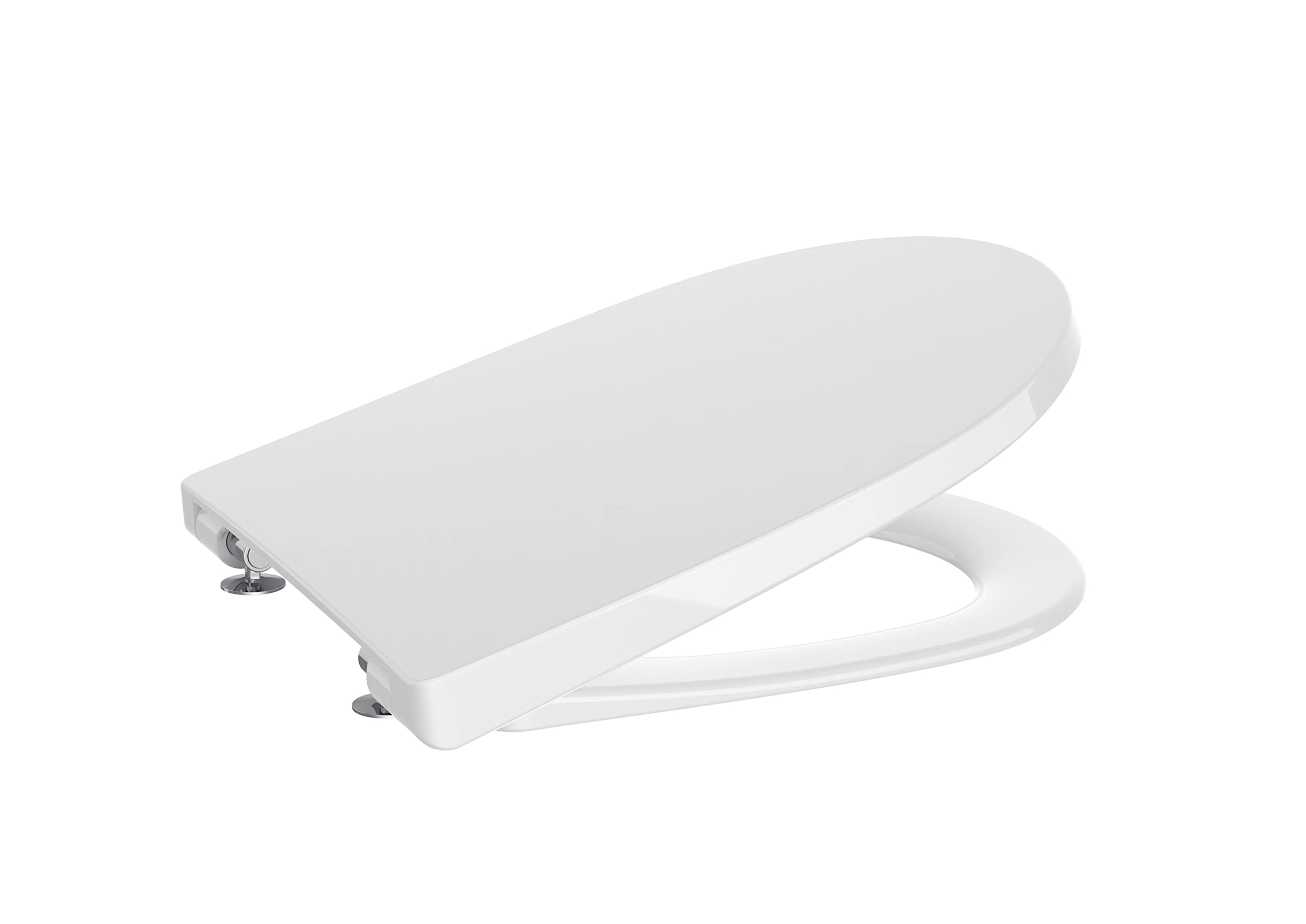 Roca A801E22001 Asiento y Tapa Supralit, Caida Amortiguada, Coleccion Ona, Blanco