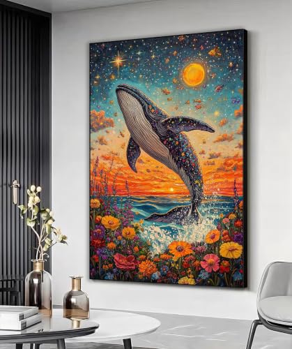 Impressions d'animaux marins pour égayer un mur blanc