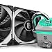 immagine 4DeepCool Captain 240X Bianco RGB Sistema di Raffreddamento Anti-Leak Radiatore da 240mm Dissipatore a Liquido RGB 12V 4-Pin Compatibile Intel 115X/2066 e AMD AM4 TR4