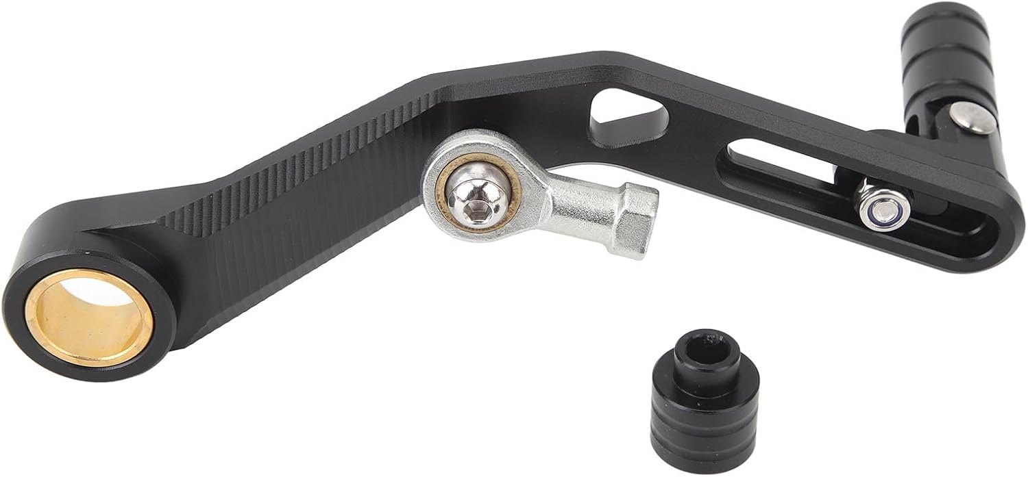 Yctze Motorcycle Adjustable Folding Gear Shifter Shift Pedal Lever Aluminium Gear Shifter for F850GS F750GS ADV (Black)