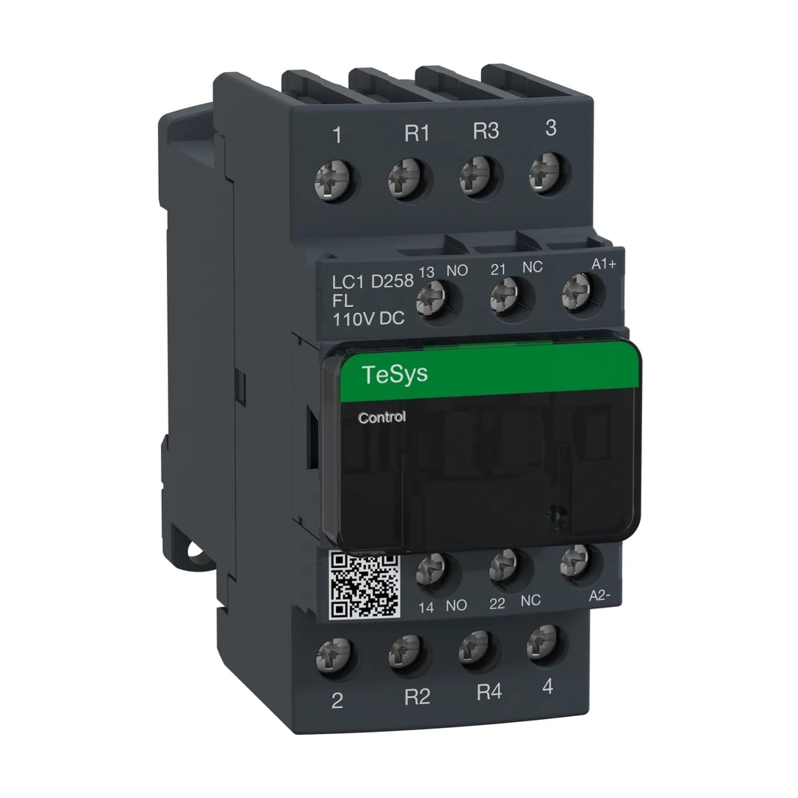 Contacteur 40A 110V LC1D258FL noir, relais de commande pour automatisme