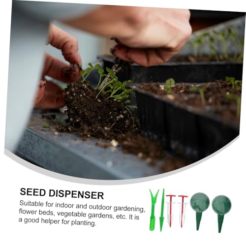 Herramienta de siembra Mipcase 6 piezas para jardín miniatura 4