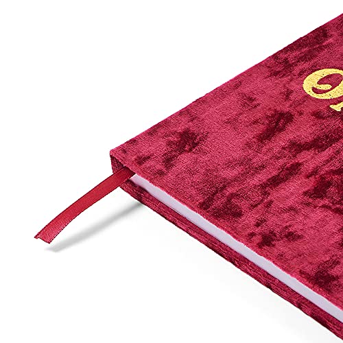 Notebook Alpha Chi Omega carnet de notes ligné velours couverture rigide