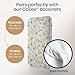 Tutti Bambini Premium Bassinet Sheets (2 Pack) - Soft & Breathable Bamboo Jersey, Double-Strength Bedside Sleeper Sheets, Fits Mattresses from 20.8 x 31.5 in to 23.6 x 35.4 in (Run Wild)