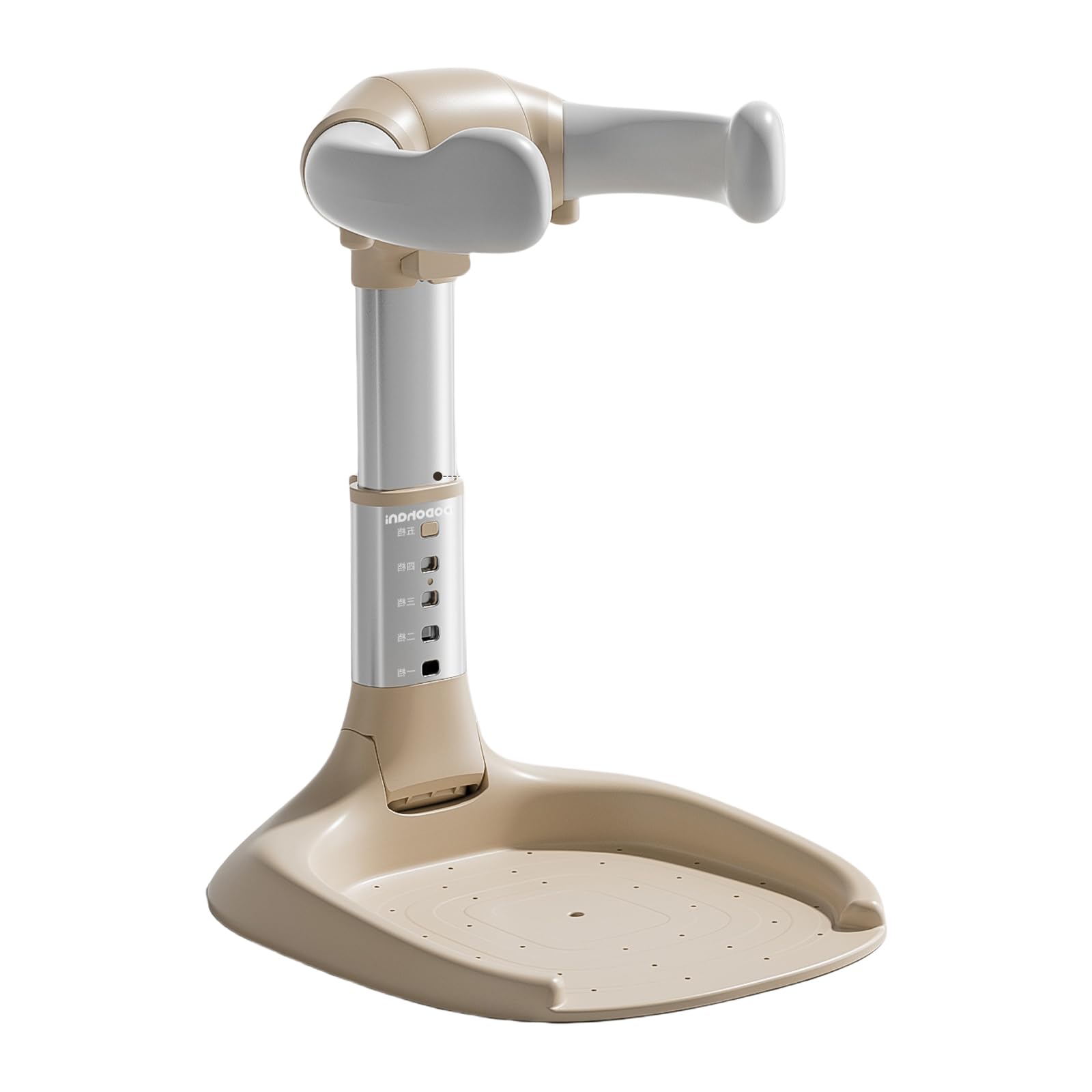 Baby Standing Shower Foldable Adjustable Infant Shower Stand Infant Shower Stand for Toddler 6-18 Months Baby Bath Standing
