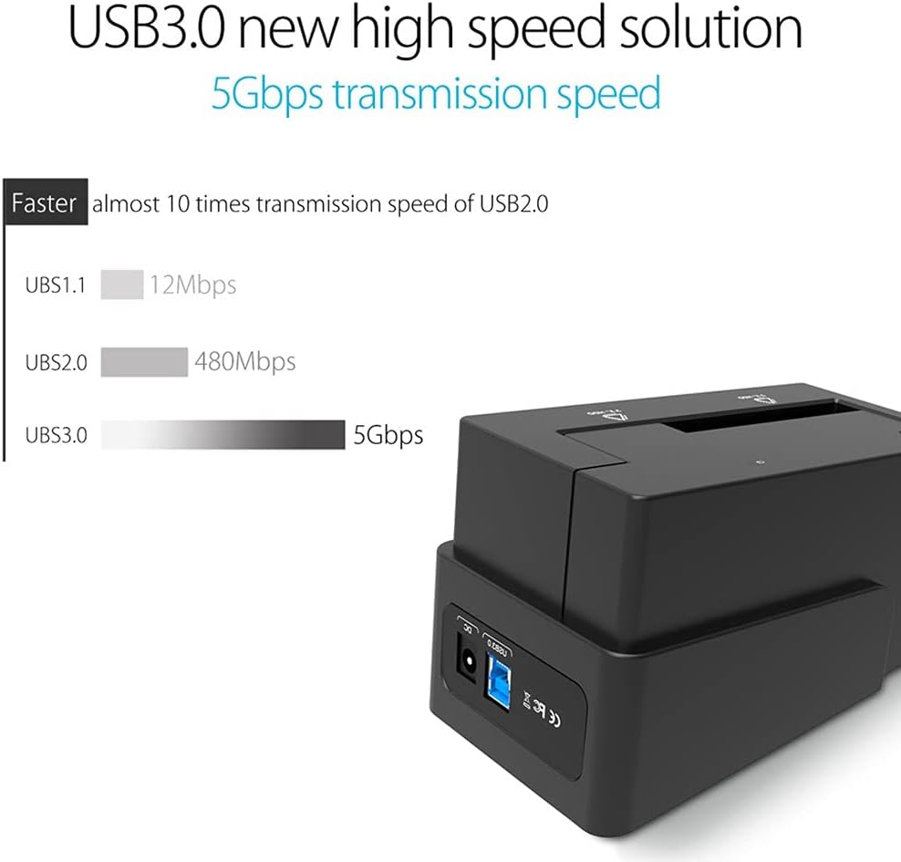 External Case HDD Hard Drive Disk Enclosure Dock Storage Box 2.5 3.5 Inch Hard Drive Station 3.0 to SATA