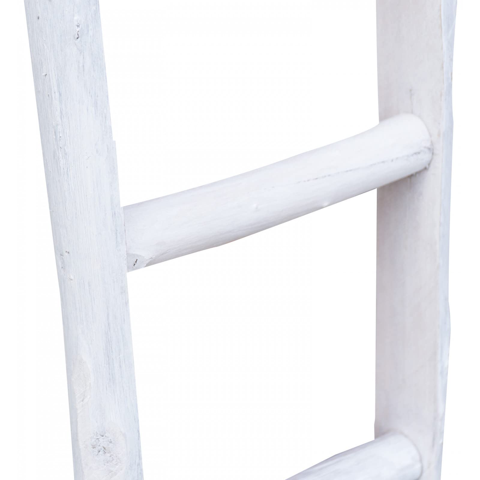 Biscottini Scaletta porta asciugamani bagno 100x7x28 - Scala Decorativa in Legno - Scala portasciugamani - Scaletta legno appendi asciugamani - Portasciugamani da parete Metallo, Bambu