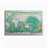 Integration Acrylic Display Case for Lego 31203 Map of The World,Countertop Display Case for Collectible,Dustproof Protection Show case (Excluding Toy Models)