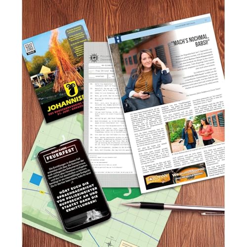 Stadtkrimis Exit Escape Stadtführung Gmeiner, Dark Cases – Feuerfest, Kooperatives Krimispiel mit Online-Elementen, Realistische Ermittlungsarbeit, Perfekt für Krimi-Fans, Für 1 bis 6 Spieler ab 14 Jahren
