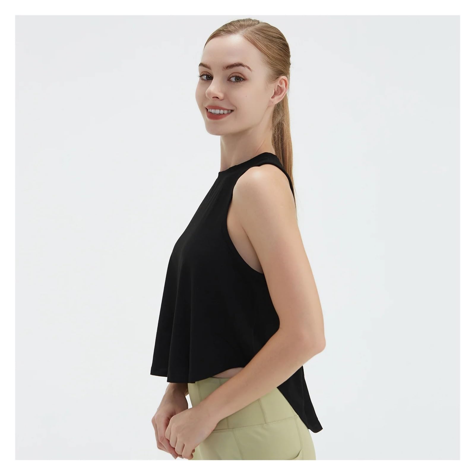 Sport BH Damen Crop Top Sport Fitness Yoga Tank for Frauen Schnelltrocknendes Lauftop Gym Workout
