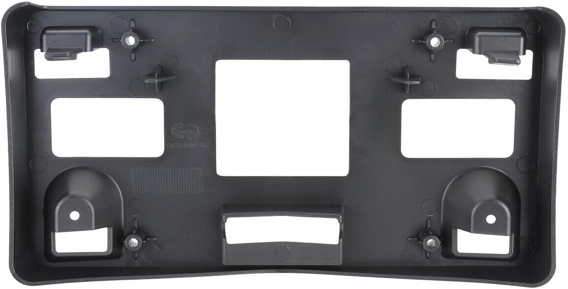 DAT AUTO PARTS Front License Plate Bracket Frame Cover Tag Holder Replacement for 2016-2018 Chevrolet Cruze Sedan RS Models and 17-18 Hatchback RS Models Black Textured Plastic GM1068219 84063767