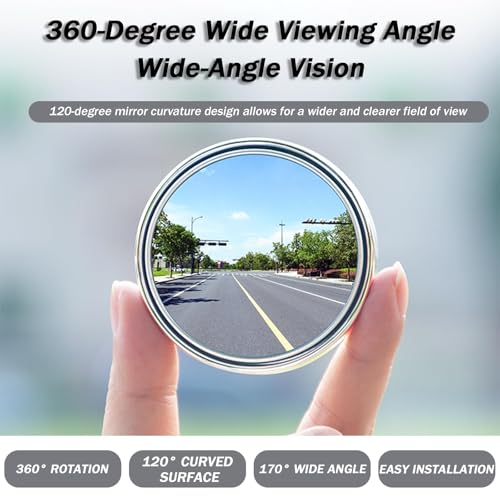 Rétroviseurs d'Angle Mort Grand Angle et Rotation 360° Dawn - 2