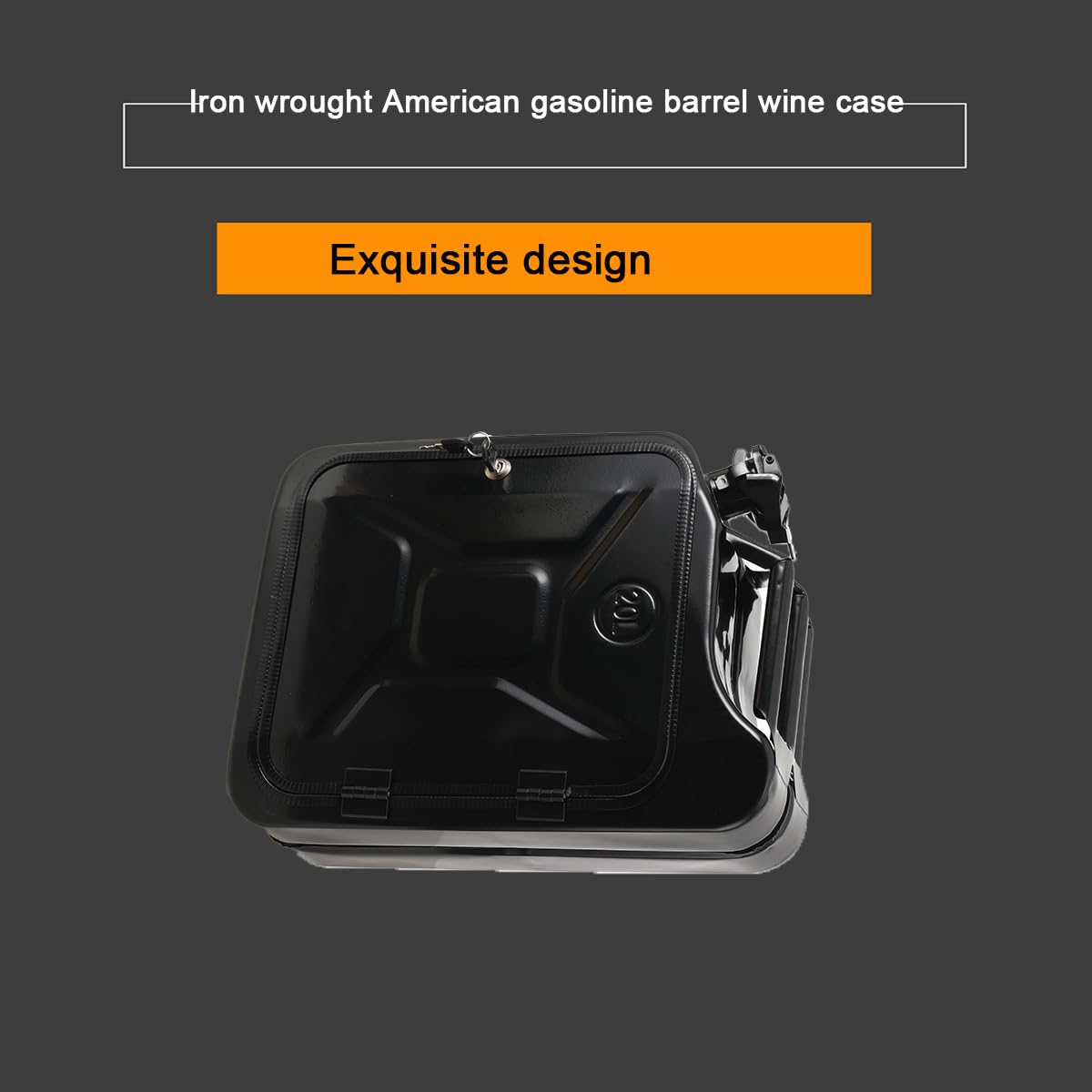 Bidon Minibar - Jerrican Bar 20L - Cadeau Homme Original - Cadeau Personnalisé - Mini Bar pour Anniversaire - Bar à Whisky Schrank - Jerry Can Bar de Noël - Minibar Verrouillable pour Hommes