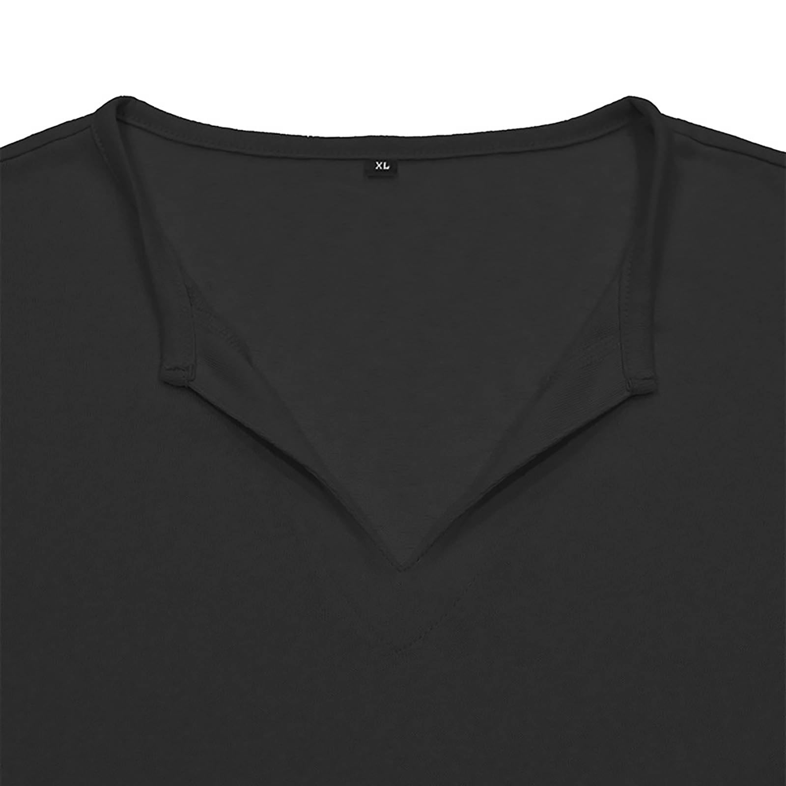 T-Shirt à Manches Longues Homme écru col en V Ouvert, Tissu léger Coupe ajustée, modèle Basique Polyvalent pour Quotidien et mi-Saison
