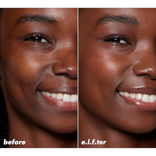 Image of e.l.f. Halo Glow Skin Tint SPF 50, Tinted Moisturizer For Light, Buildable Coverage, Creates A Natural Glow, Vegan & Cruelty-Free, 14 Deep Warm