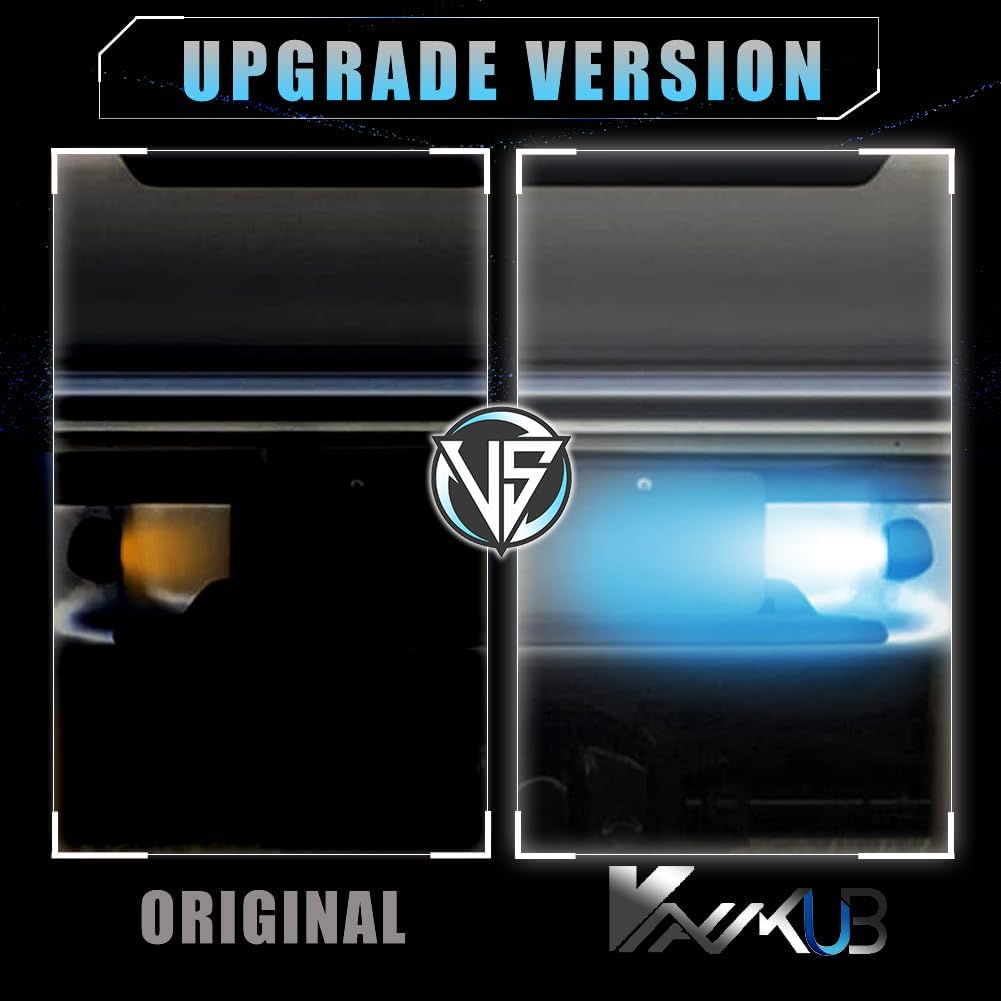 2 PCS LED License Plate Light for 1998 1999 2000 2001 2002 2003 2004 2005 Chevy Blazer S10 GMC Jimmy GMC Sonoma Oldsmobile Bravada Pickup Truck, Chevy GMC Ice Blue Led Rear Tag Lamp