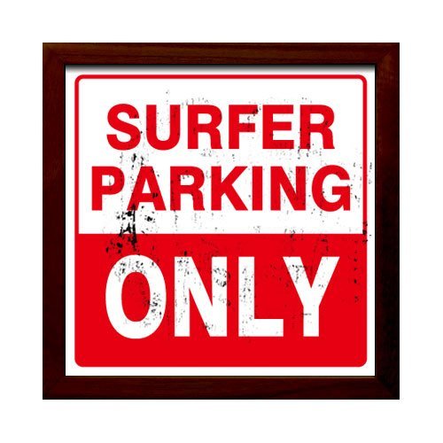 JIG ヴィンテージ サイン フレーム Surfer Parking Only ZSF-52028