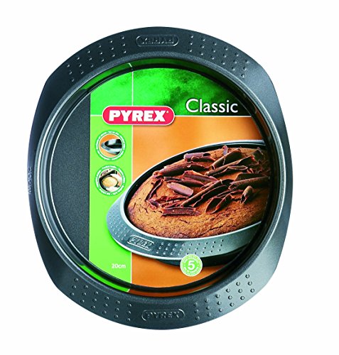 Pyrex Classic Metal Tortiera, Alluminio, Nero, 20